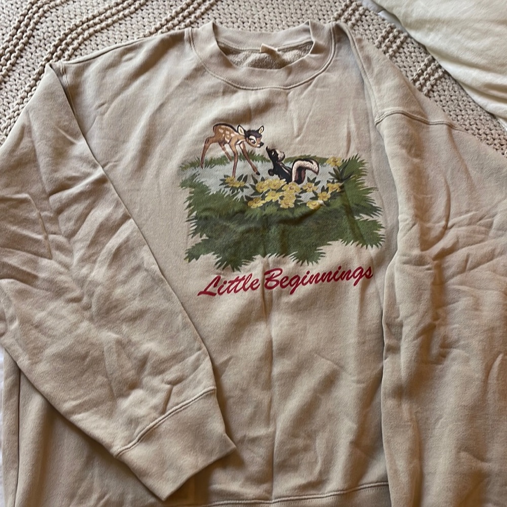 Disney Bambi Vintage Sweatshirt NWOT